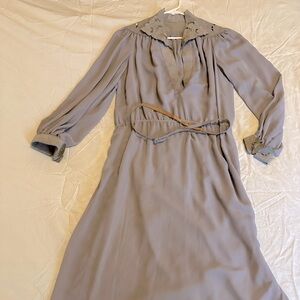 Vintage 60s or 70s Jerry Silverman Saulino Lavender Dress Size 12 Pre-owned